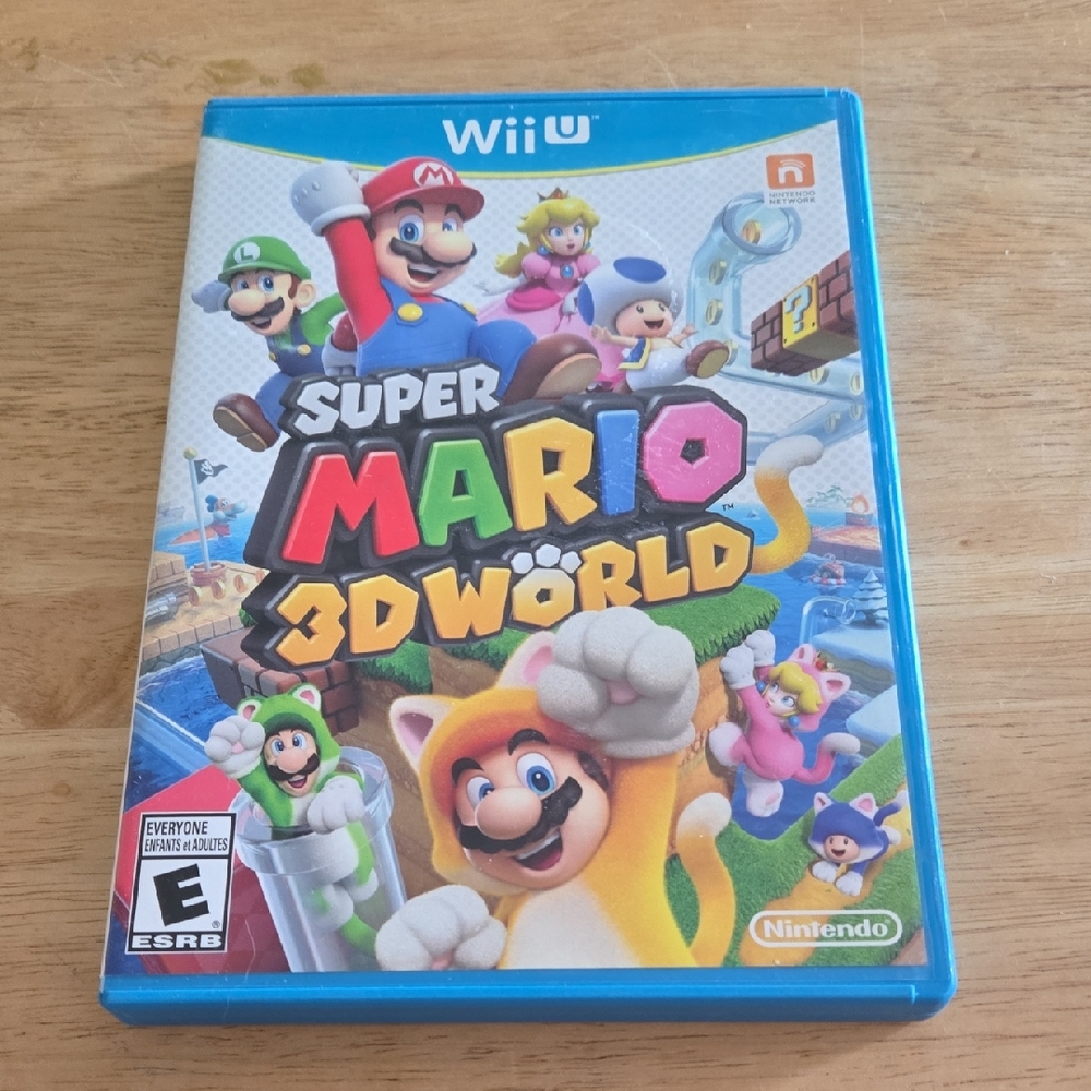 WiiU Super Mario 3D World Game
